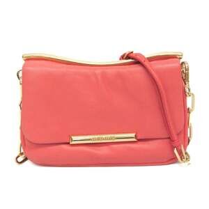 Miu Miu Chain Shoulder Pouch Women's Leather Clutch Bag,Shoulder Bag Pink Orange
